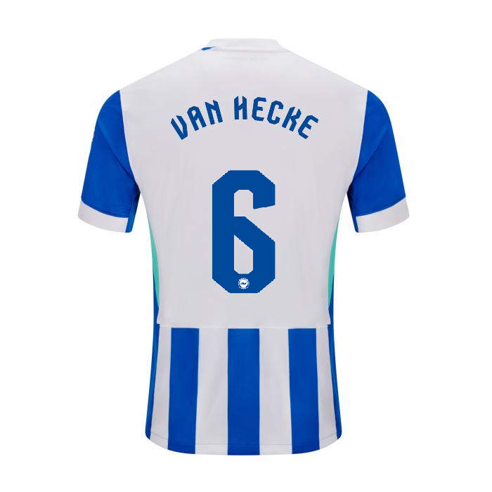 Brighton And Hove Albion Fanshop | bhafc youth 2526 home shirt – 6 – jan paul van hecke – 2500514-06-01 Collection