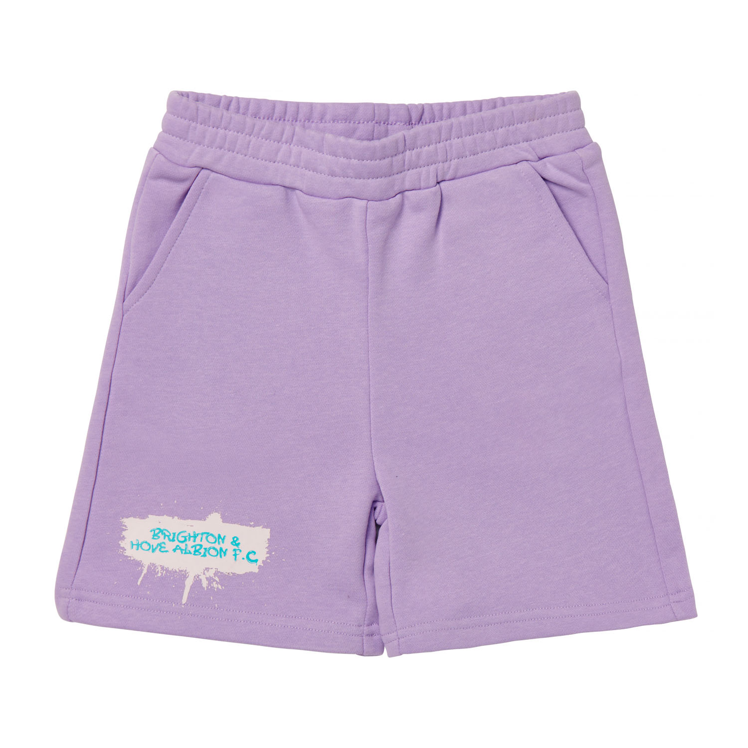 Brighton And Hove Albion Fanshop | junior lilac grafitti shorts Collection