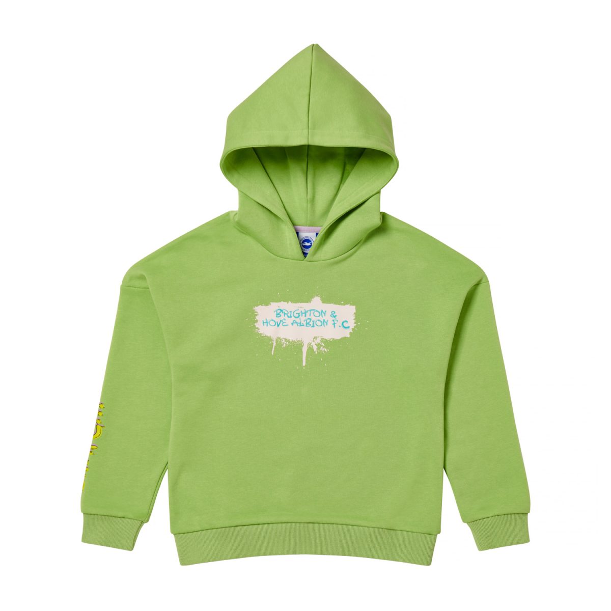 Brighton And Hove Albion Fanshop | junior lime grafitti hoodie Collection
