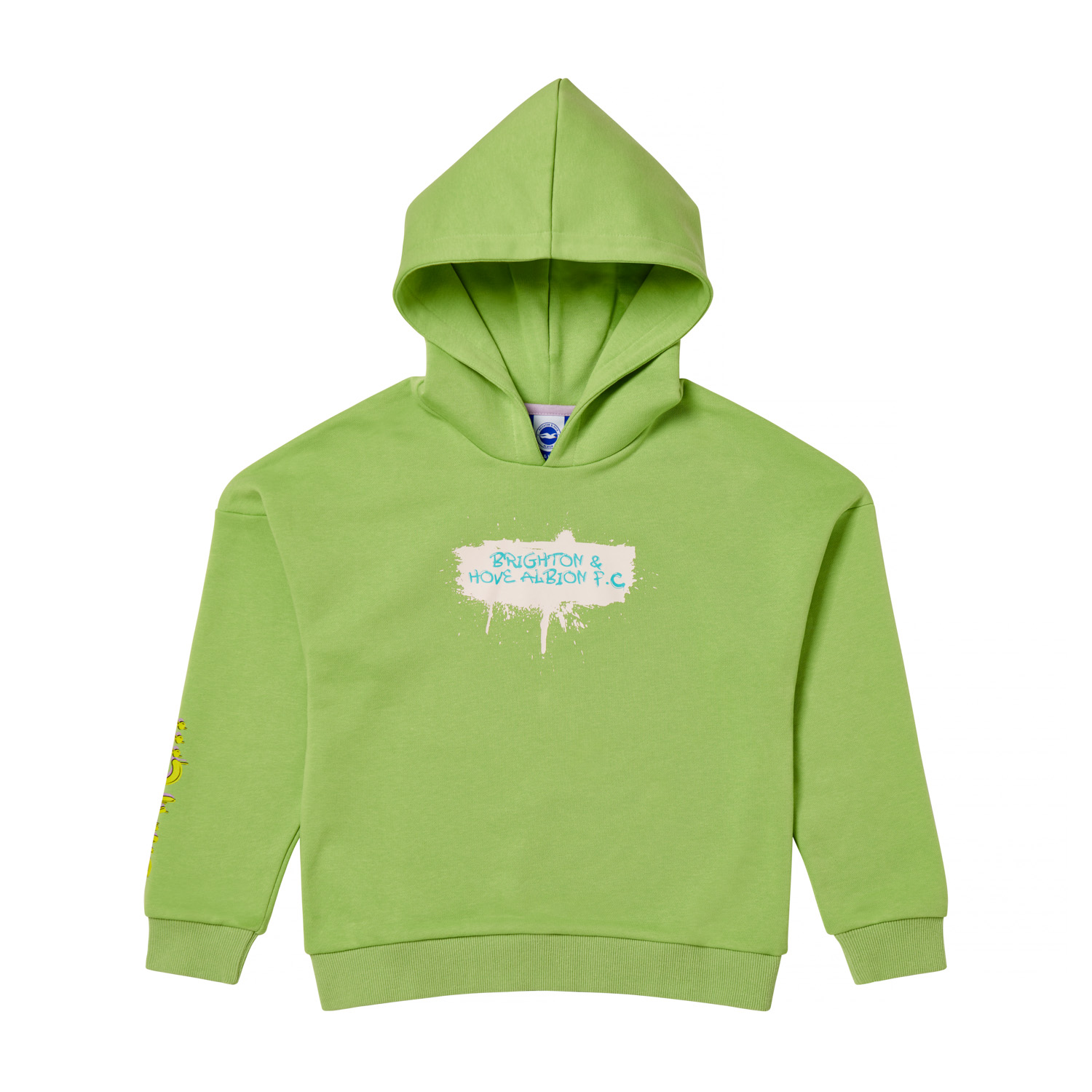 Brighton And Hove Albion Fanshop | junior lime grafitti hoodie Collection